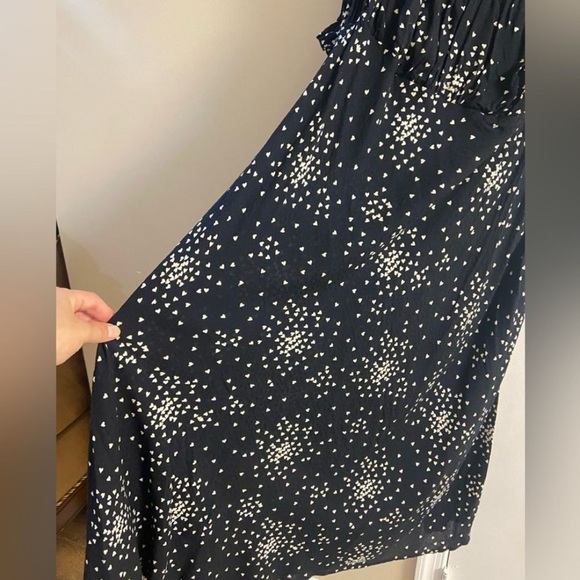 Anthropologie Black and White heart burst midi dress 2X NWT - Picture 5 of 10